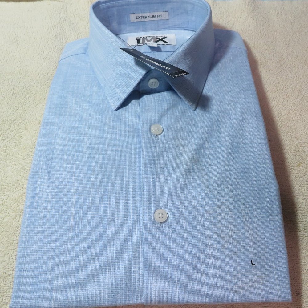 NWT EXPRESS  MEN 1MX EXTRA SLIM FIT LONG SLEEVE